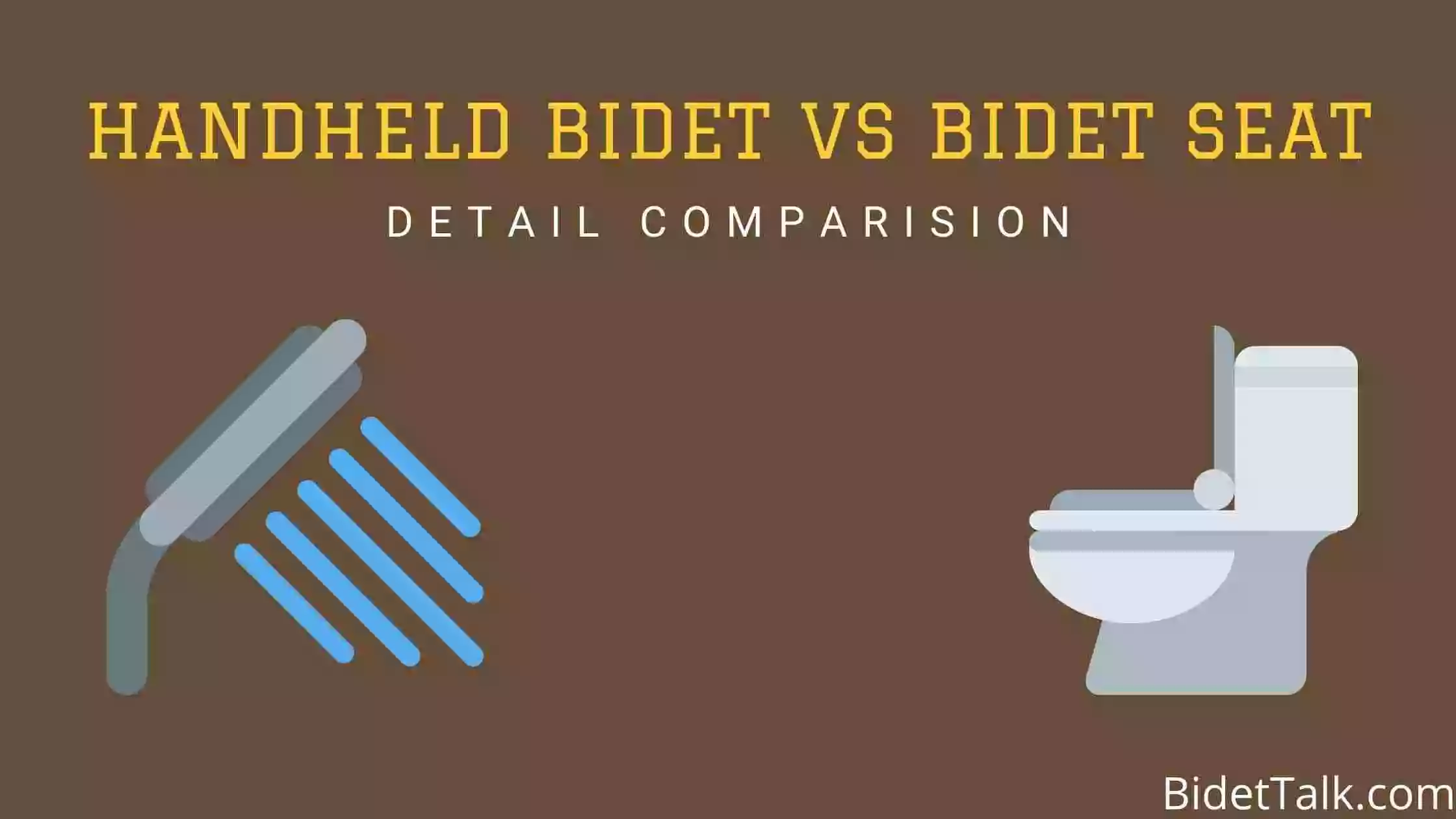 Handheld Bidet Vs Bidet Seat 7 Pros And Cons Of Both
