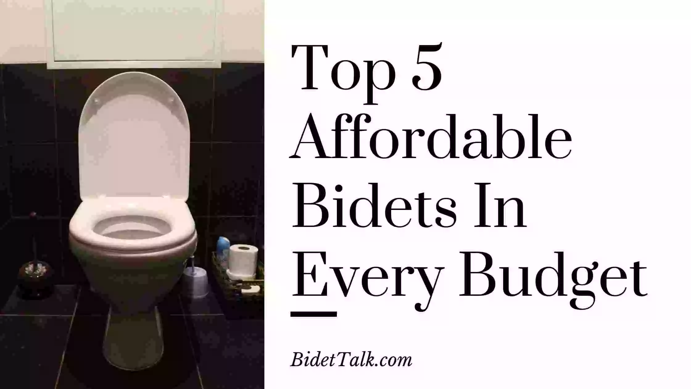 Best Affordable Bidets Top 5 Budget Bidets Of Year 2022